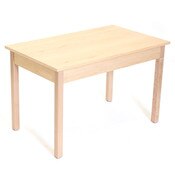 Nesting table 24"wx40"lx25"h - maple