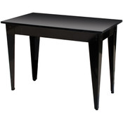 Nesting Table Black Top/Black Metal Legs 24"Wx36"Lx30"H