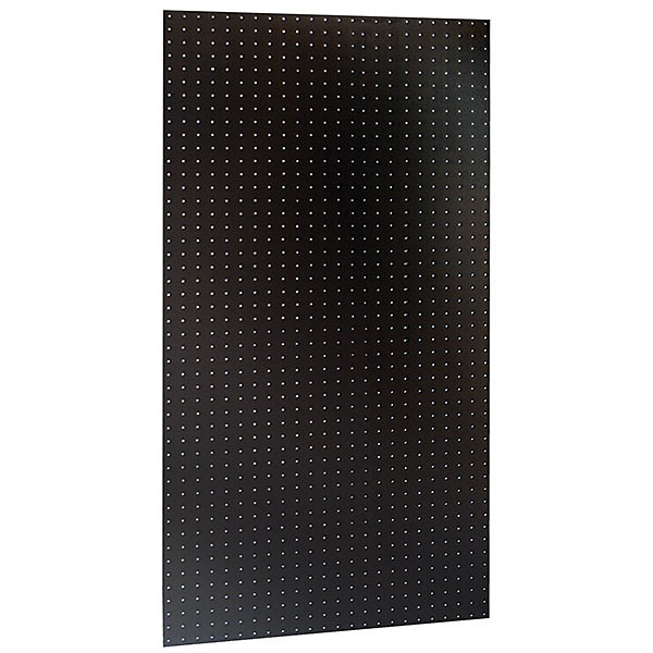 Black Pegboard Panel 48" x 96" KC Store Fixtures